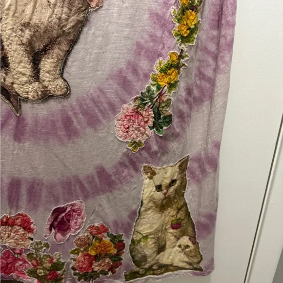 Magnolia Pearl Tie Dye Applique T Dress 835 Juniper SOLD OUT - Picture 5 of 10